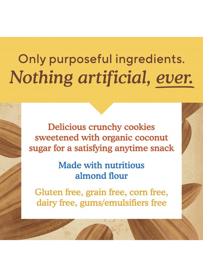 Simple Mills Almond Flour Crunchy Cookies, Chocolate Chip - Gluten Free, Vegan, Healthy Snacks, Made with Organic Coconut Oil, 5.5 Ounce (Pack of 6)