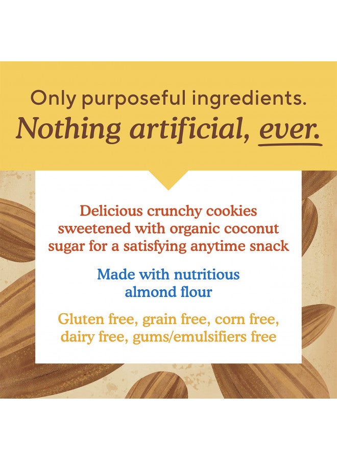 Simple Mills Almond Flour Crunchy Cookies, Chocolate Chip - Gluten Free, Vegan, Healthy Snacks, Made with Organic Coconut Oil, 5.5 Ounce (Pack of 6)
