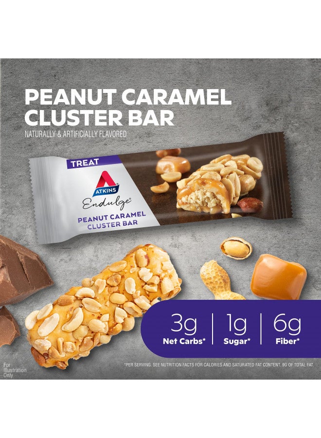 Atkins Endulge Bar Peanut Caramel Cluster -- 1.2oz 5 Bars