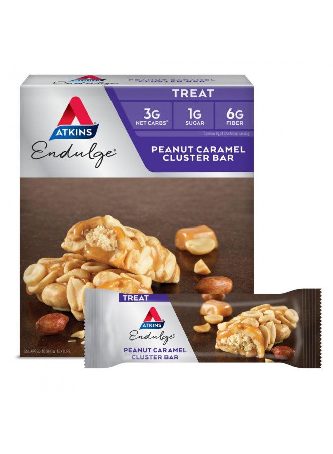 Atkins Endulge Bar Peanut Caramel Cluster -- 1.2oz 5 Bars