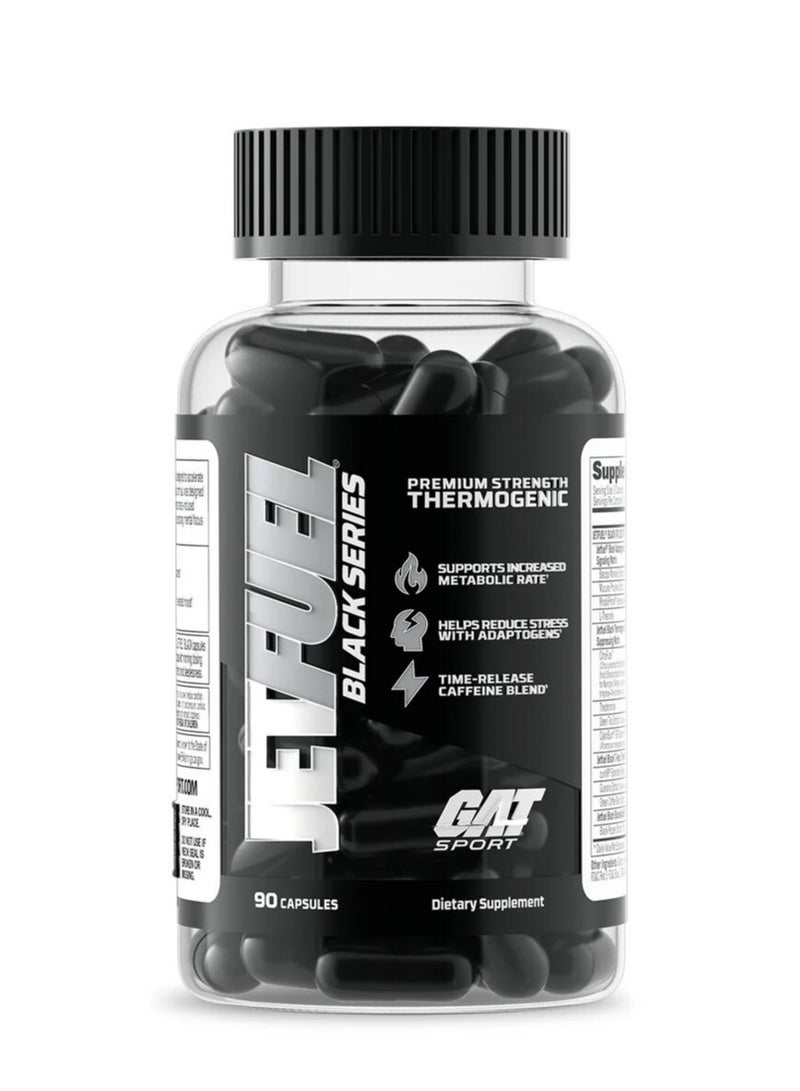 Gat Sport, Jet Fuel Black, 90 Caps, 30 Servings