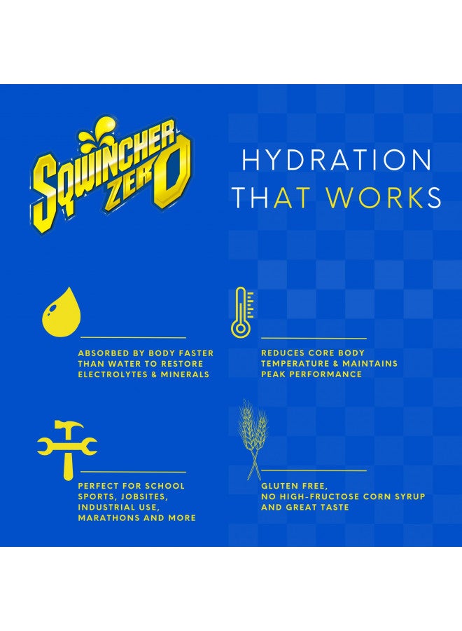 Sqwincher Zero Qwik Stik Sugar Free, Lemon Lime, .11 0z (Pack of 50)