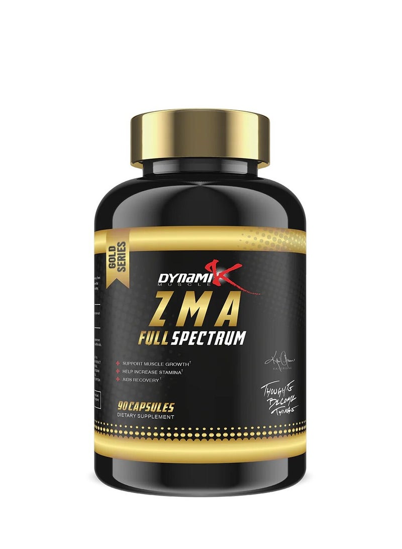 Dynamik Muscle, ZMA, Full Spectrum, 90 Caps, 30 Servings