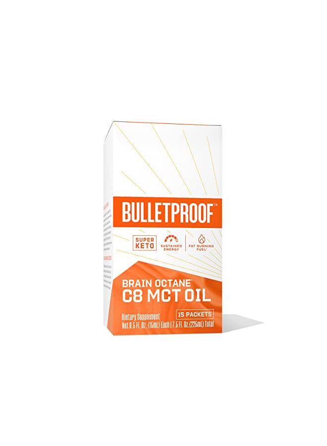 BULLETPROOF Brain Octane Oil, 15 Count