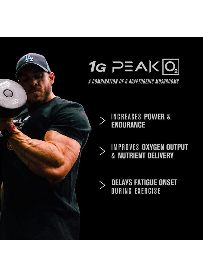 Jacked Factory Build-XT Muscle Builder - Daily Muscle Building Supplement for Muscle Growth and Strength | Featuring Powerful Ingredients Peak02 & elevATP - 60 Veggie Pills