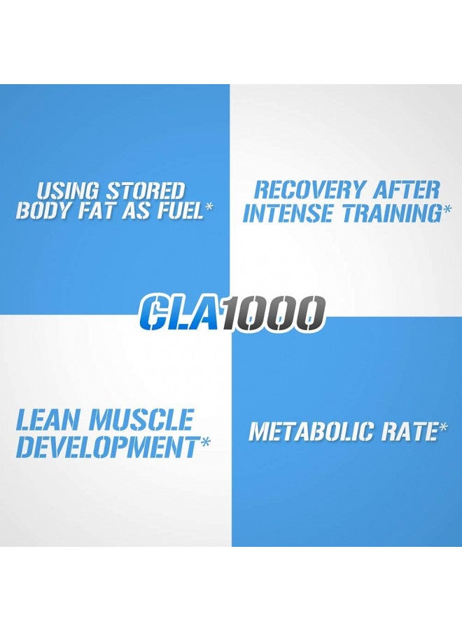 Conjugated Linoleic Acid CLA Pills - CLA 1000mg Diet Pills to Support Weight Loss Fat Burning Lean Muscle and Faster Metabolism - Stimulant-Free CLA 1000mg Safflower Based Fat Loss Support Pills - 90