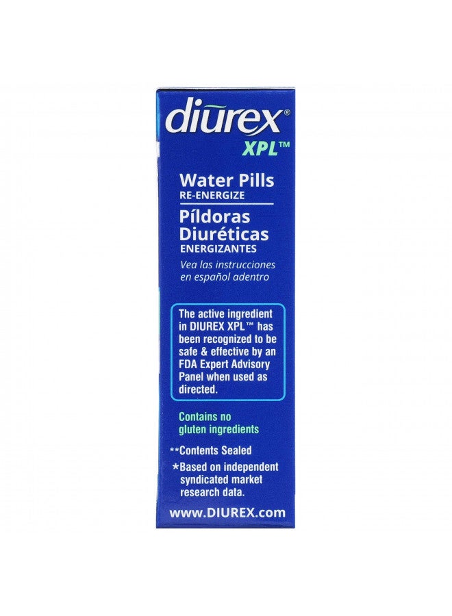 Diurex XPL Re-energizing Water Pills - Relieve Bloating & Fatigue - 22 Count