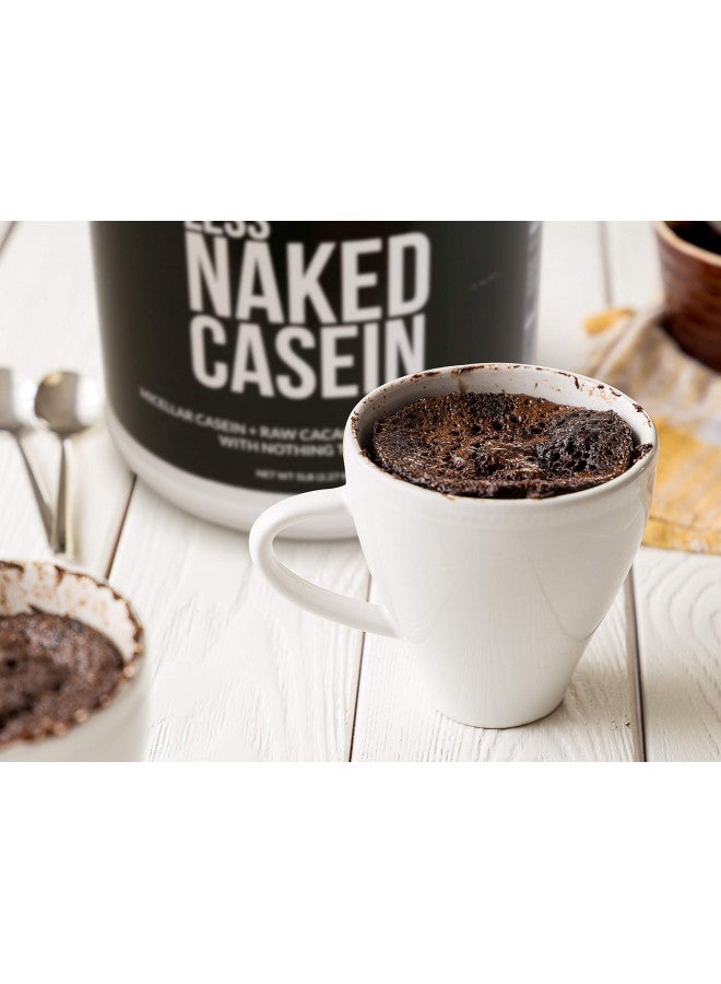 Naked Chocolate Casein - Chocolate Micellar Casein Protein from US Farms - 5 Pound Bulk, GMO-Free, Gluten-Free, Soy-Free, Preservative-Free - Stimulate Muscle Growth - Enhance Recovery - 60 Servings