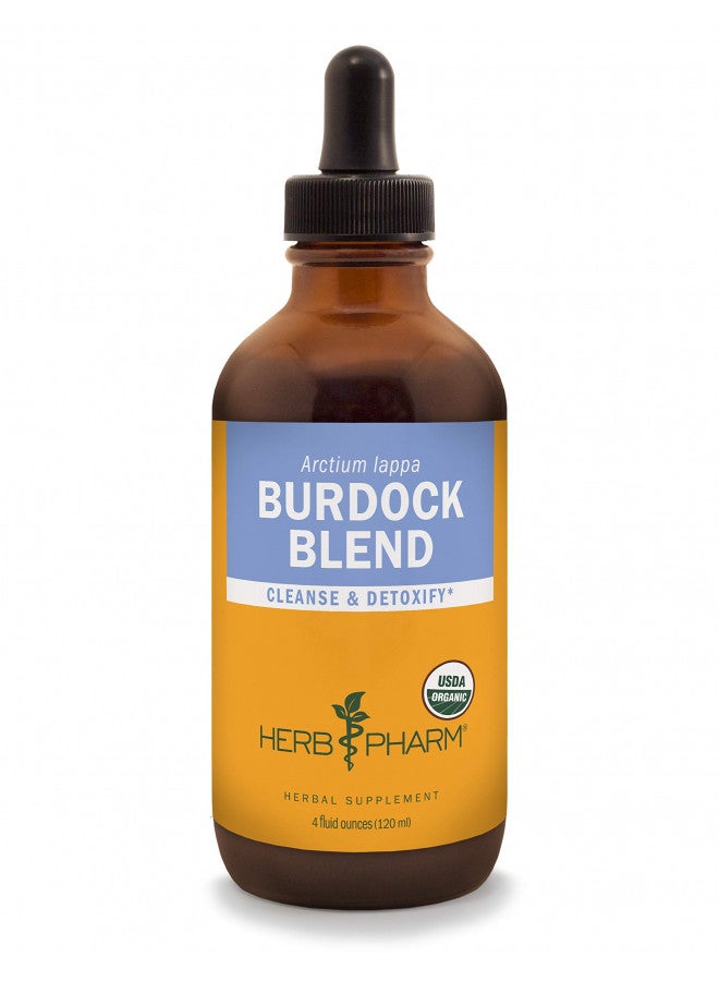 Herb Pharm Burdock Blend Liquid Extract to Support Cleansing & Detoxifying - 4 Ounce