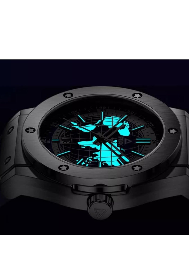 Men's Sports Multi Functional Waterproof Planet Large Dial Mechanical Watch