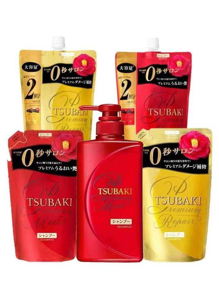 Tsubaki Premium Moist Shampoo Refill, 660mL