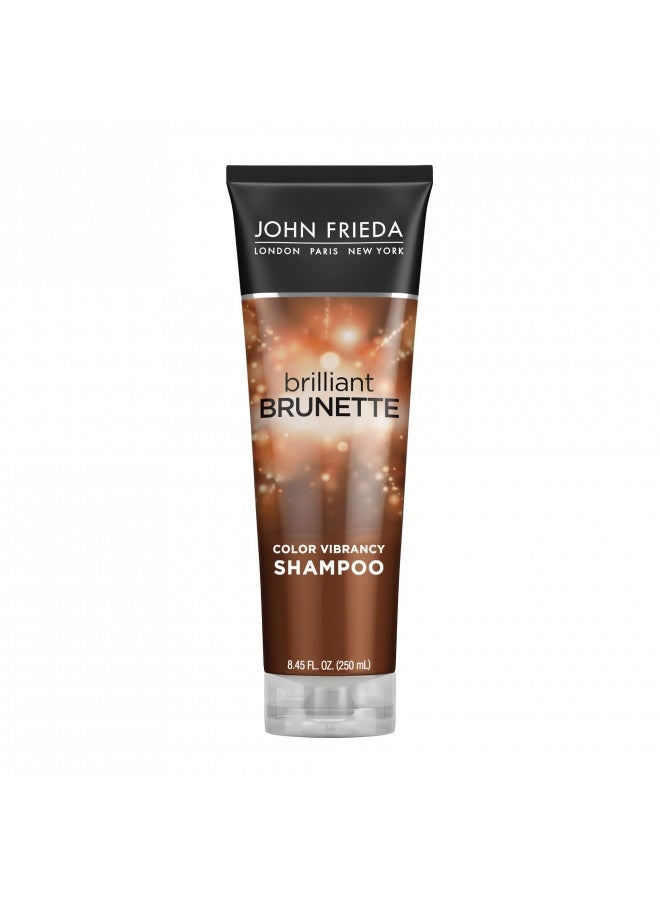 John Frieda Brilliant Brunette Multi-Tone Revealing Shampoo, Color Protecting Shampoo, Helps Unlock Vibrant Color, 8.45 Ounce