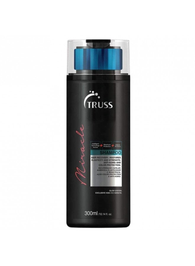 Truss Miracle Shampoo - Repairs Damaged Hair, Restores Elasticity And Strength, Provides Shine, Resistance, Softness, Anti-Aging, Color Protection, Daily Shampoo For Men And Women Of All Hair Types