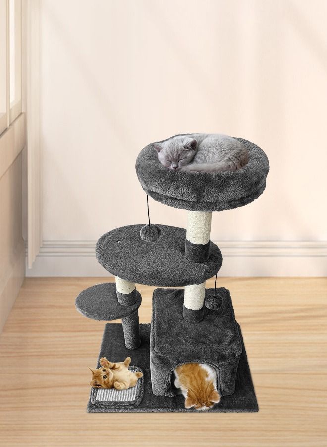 Cat Tree for Indoor Cats,Cat Tree Tower,Cat Bed,with Sisal Scratching Posts,Houses,Cats Activity Tower,Cat Furniture