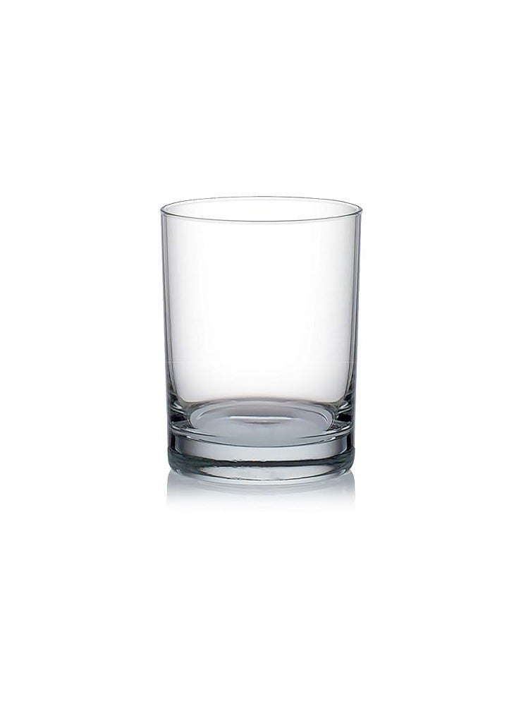 Double Rock Glass, Set Of 6, Clear, 385 Ml, B00414, Rock Glass, Double Rock Glass, Lowball Glass, Water Glass