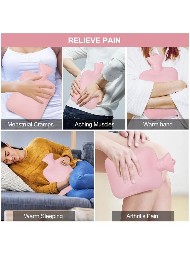 Lifenpure 3 in 1 Hot Water Bag Warm Plush Soft Waist Cover With Belt For Pain Relief