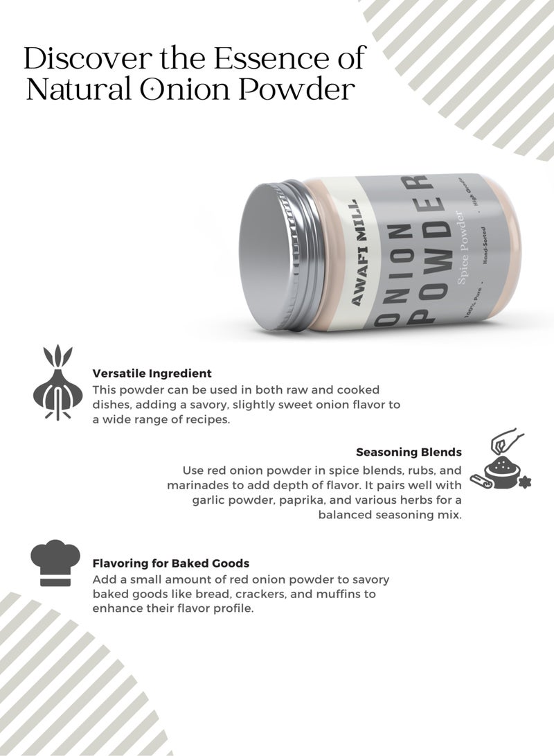 Awafi Mill Red Onion Spice Powder | Rich Flavor Enhancer for Cooking, Seasoning, and Gourmet Dishes