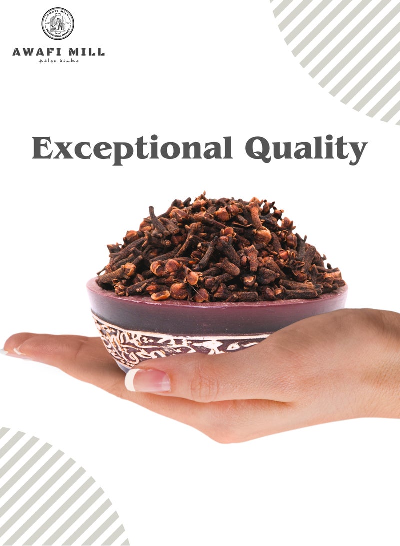 Awafi Mill Natural Whole Cloves Spice | Premium Aromatic Spice for Enhancing Flavors in Cooking and Baking