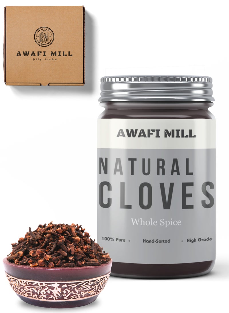 Awafi Mill Natural Whole Cloves Spice | Premium Aromatic Spice for Enhancing Flavors in Cooking and Baking