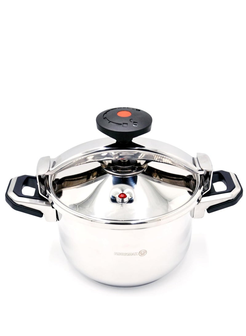 Korkmaz Pressa Stainless Steel Pressure Cooker 7L