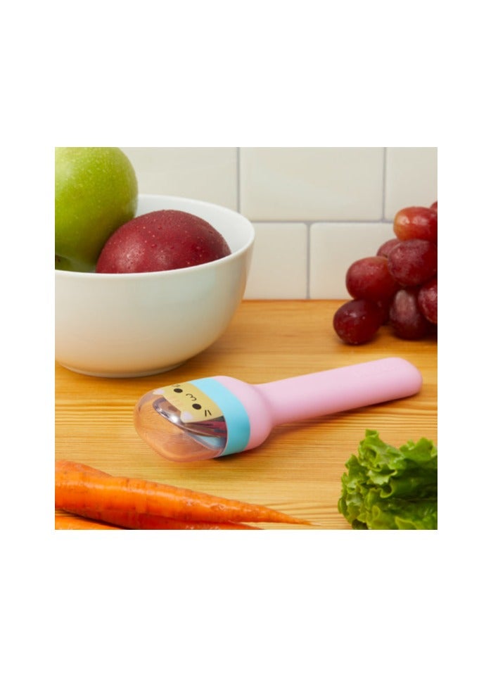 Zoku Pocket Neatly Nesting Set of 3 Utensils has a Spoon, Fork and Knife, Made of Durable Stainless Steel and Stow. BPA and Dishwasher Free. Shark