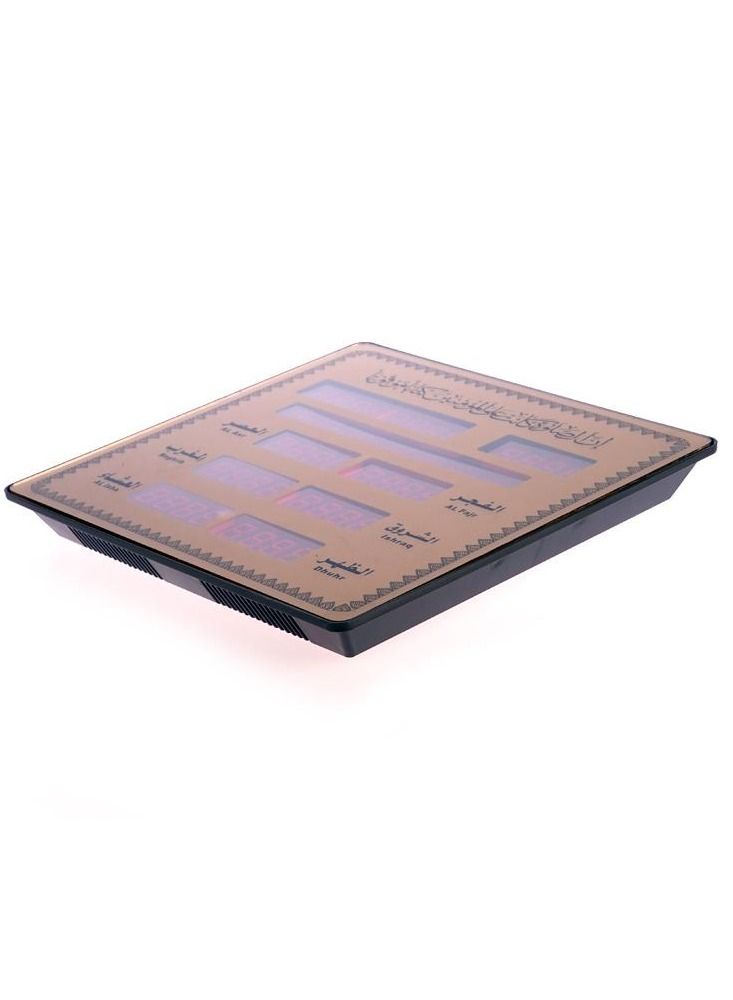 AZ-2325 Islamic Prayer Times Clock Digital LED Slim LED Clock Auto Azan Clock for Muslin