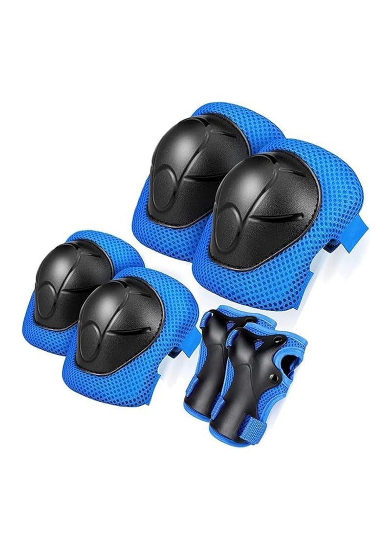 7PCS Kids Protective Gear Set Knee Pads for Kids 2-8 Years Toddler Knee and Elbow Pads with Wrist Guards 3 in 1 for Skating Cycling Bike Rollerblading Scooter