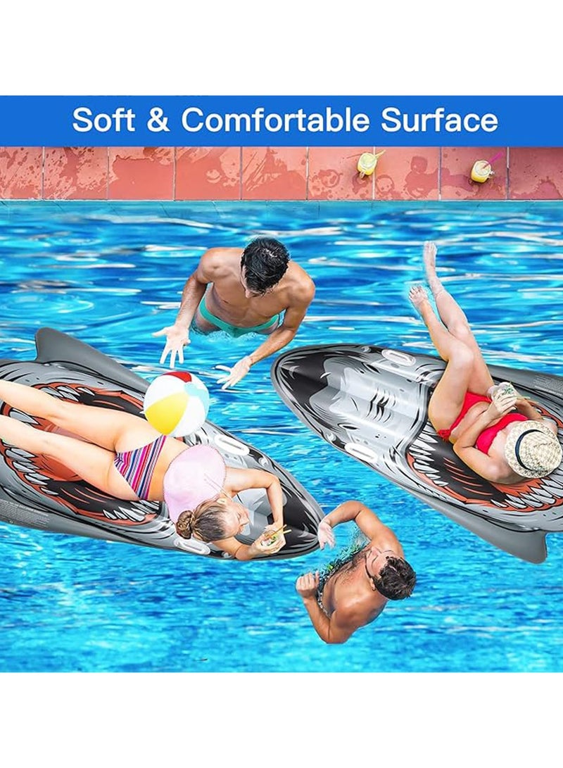 Pool Float Adult - Inflatable Lounger Float, Extra Large - Pool Floats for Adults Heavy Duty with Backrest & Cupholde - Thick PVC Pool Floats for Pool, Lake, Beach Parties, Backyard