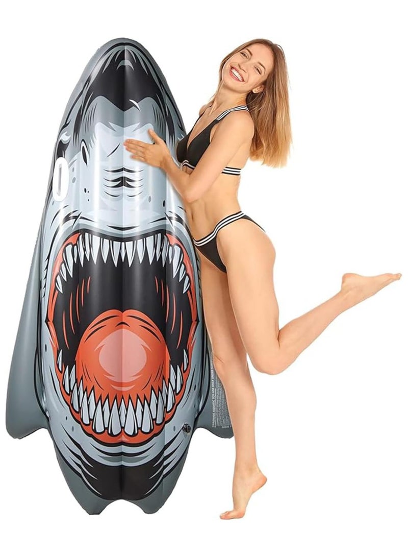 Pool Float Adult - Inflatable Lounger Float, Extra Large - Pool Floats for Adults Heavy Duty with Backrest & Cupholde - Thick PVC Pool Floats for Pool, Lake, Beach Parties, Backyard