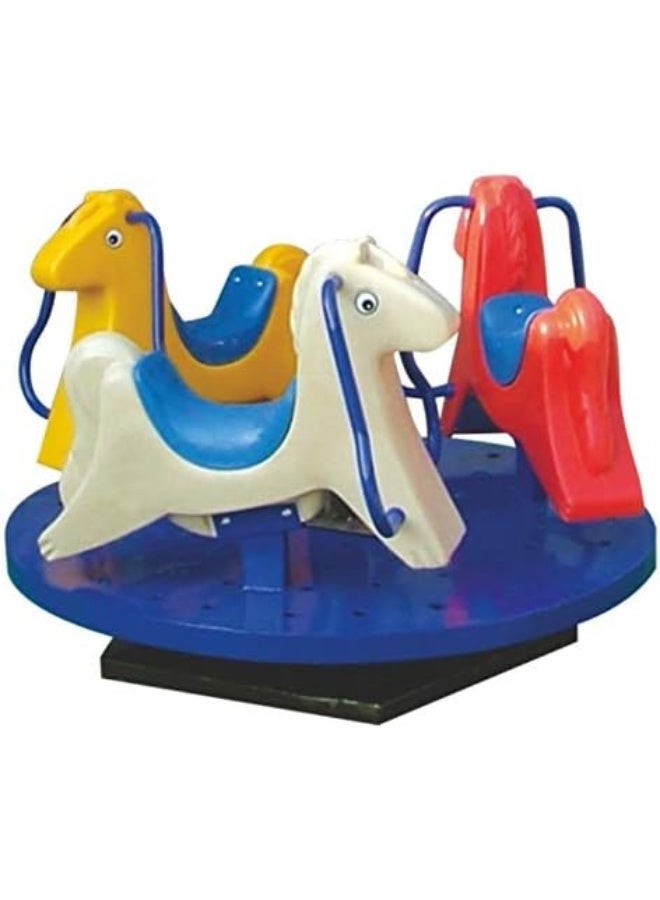 RBWTOY Kids Horse 3 Seater Merry Go round RW-15224