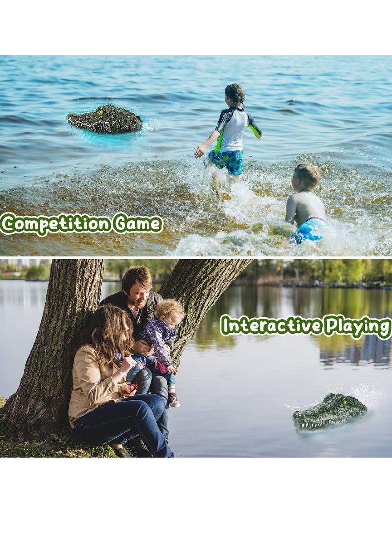 Remote Control Alligator Head Boat for Kids and Adults, Simulates The Speed and Movement of a Real Alligator, for Pools, Water Parks, Lakes and More, Includes Gator Head and Remote Control