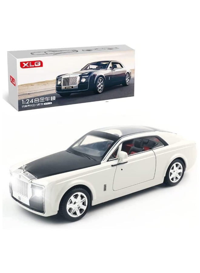 1:24 Rolls-Royce Sweptail Model Car – Zinc Alloy Pull Back Toy with Sound & Light, Exquisite Collectible Car for Kids & Adults, Luxury Gift for Boys & Girls