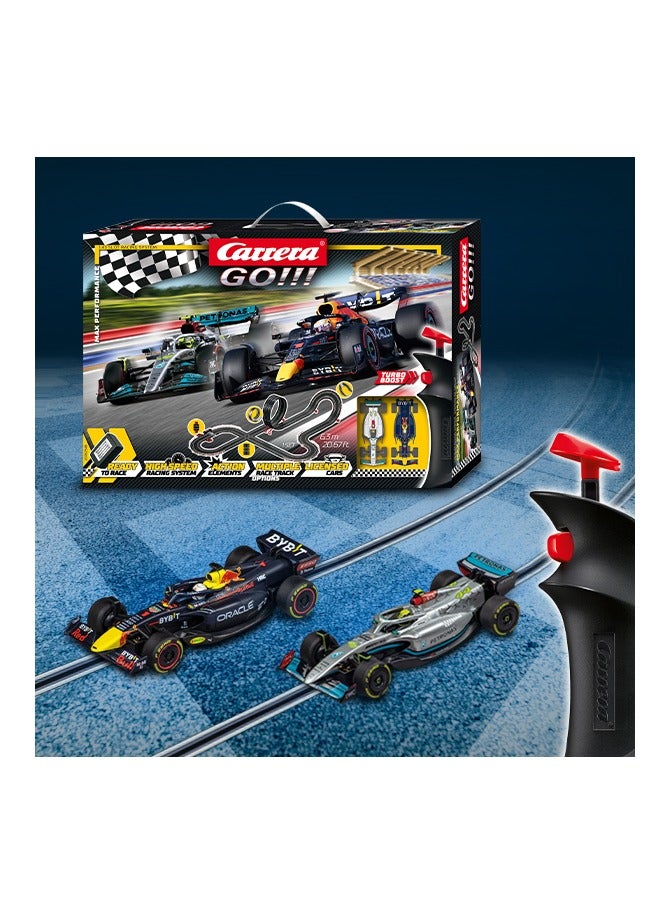 Carrera Go Max Performance Formula 1 Race Track Set Mercedes vs Red Bull Racing 6.3 m Race Track