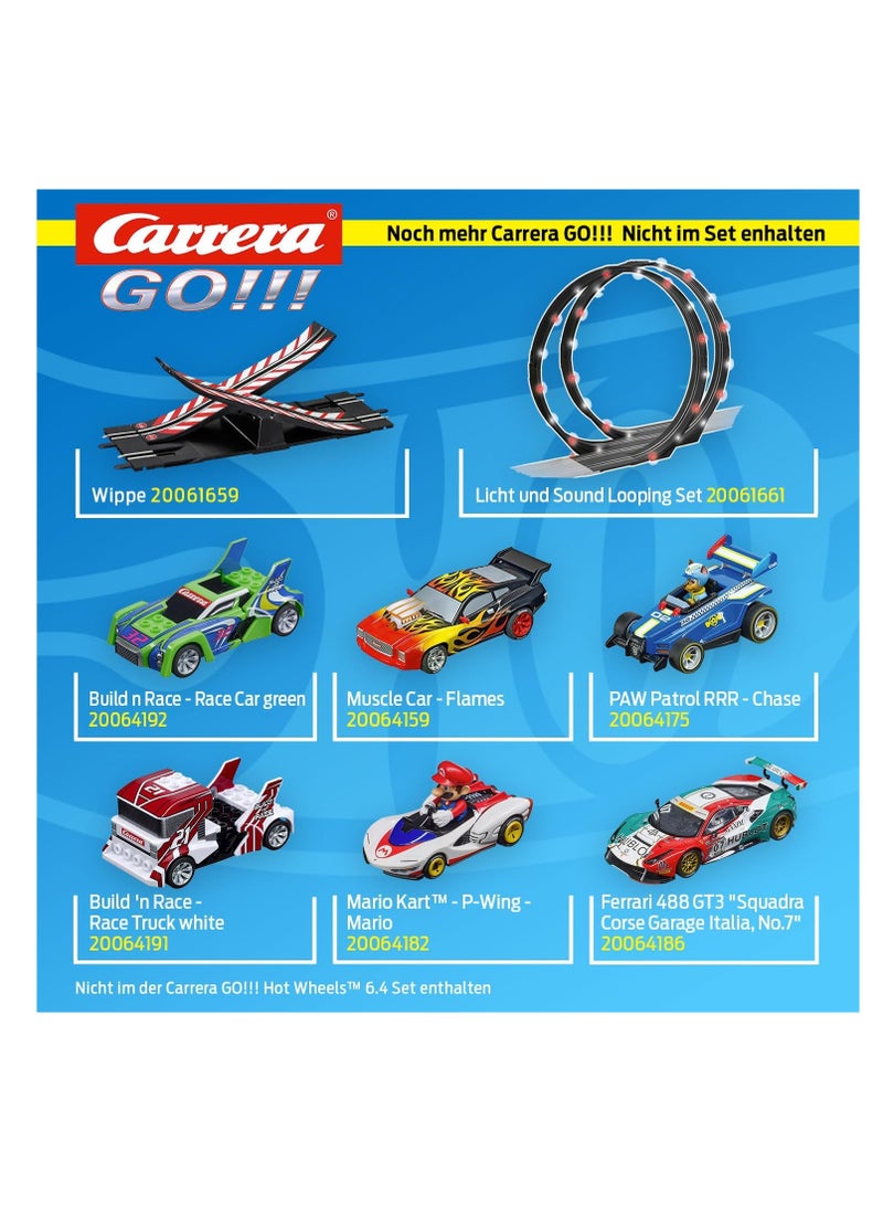 Hot Wheels™ 6.4 Race Track Set | Licensed Racetracks and Slot Cars | Up to 2 Players | For Ages 6+ and Adults