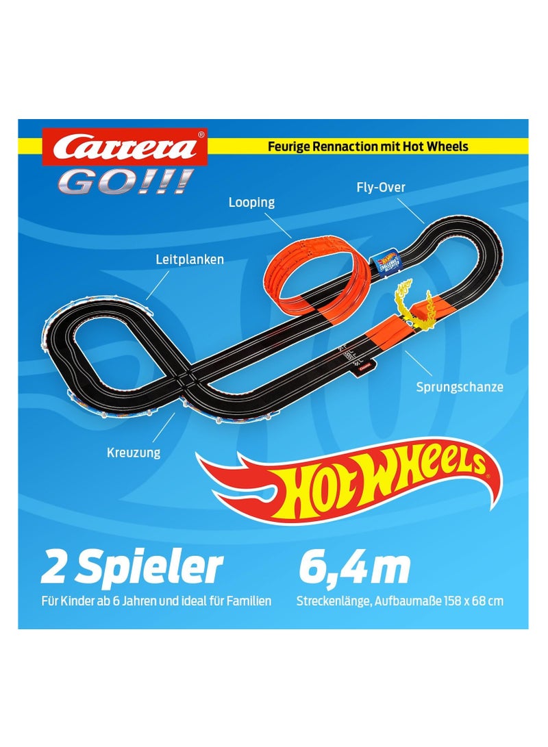 Hot Wheels™ 6.4 Race Track Set | Licensed Racetracks and Slot Cars | Up to 2 Players | For Ages 6+ and Adults