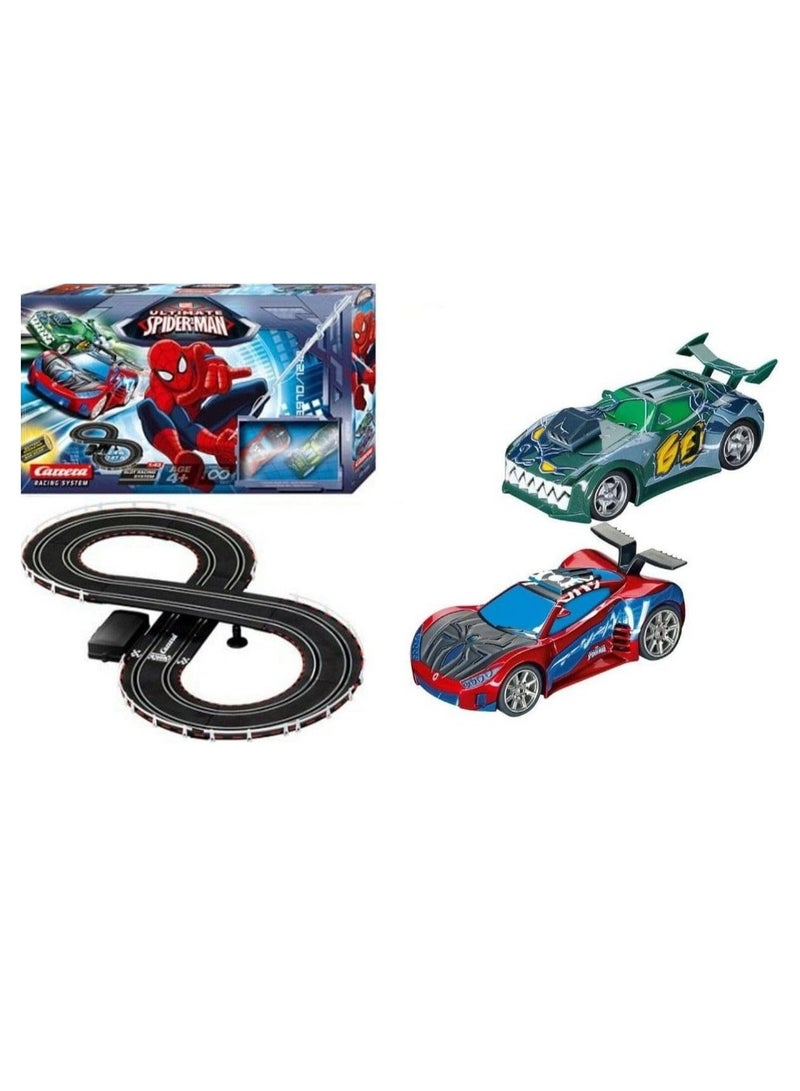 Ultimate Spiderman First Year Racetrack Car | Ideal for Kids Ages 4 and Up | Fun Racing Experience for Young Spiderman Fans