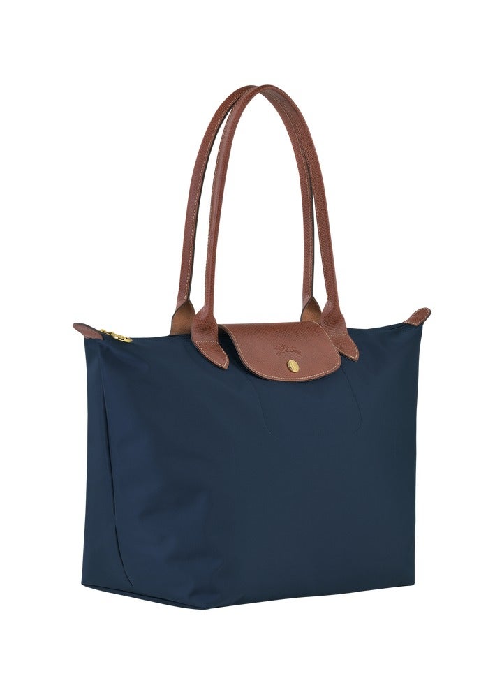 women's large tote bag, handbag, shoulder bag, navy blue classic style Topic