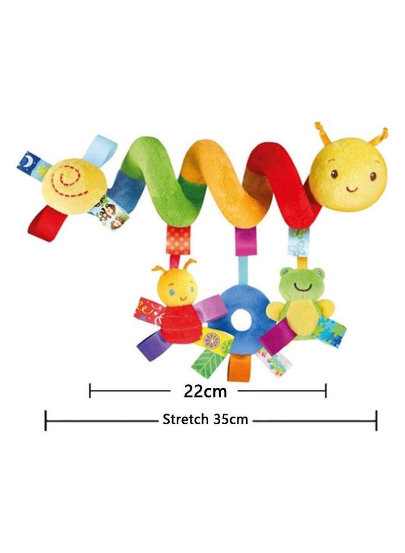 Around the Bed Hanging Crib Toy Set - Plush Bear & Insect (Bear: 45x12 cm, Insect: 30x17 cm)