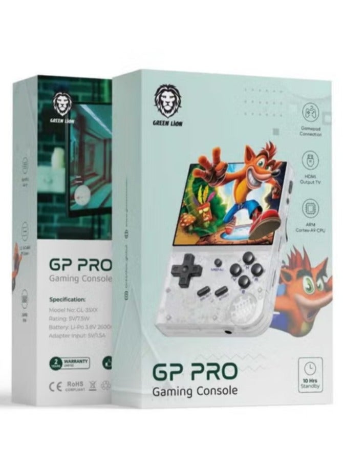 GP PRO Gaming 17 console in 1 with more than 5400 games and 10Hrs Standby - transparent