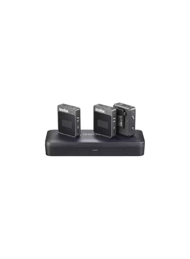 Dual 2.4GHz Wireless Microphone System for cameras - MoveLink II M2
