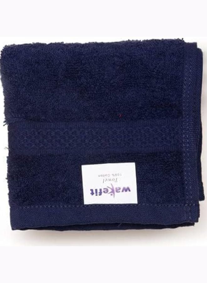 Wakefit Terry 100% Cotton 6 Piece Towel Set, 500 GSM, 2 Bath, 2 Hand and 2 Face Towels (Chilli Pepper, Navy Blue)…