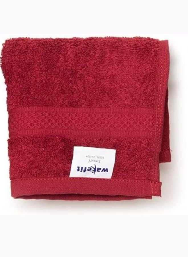 Wakefit Terry 100% Cotton 6 Piece Towel Set, 500 GSM, 2 Bath, 2 Hand and 2 Face Towels (Chilli Pepper, Navy Blue)…