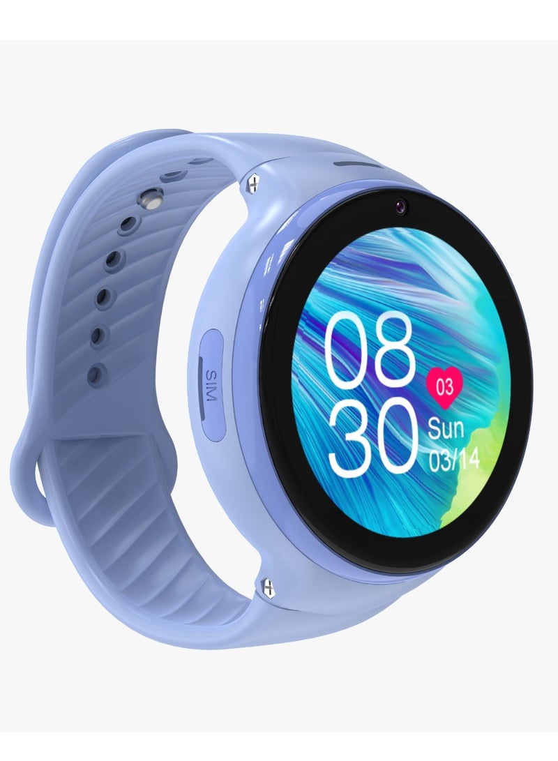 4G Smart Watch for Kids with GPS and JuniCare app and WhatsApp / IP65 Water Resistant / 1.3