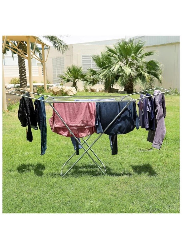 Foldable Drying Rack Silver