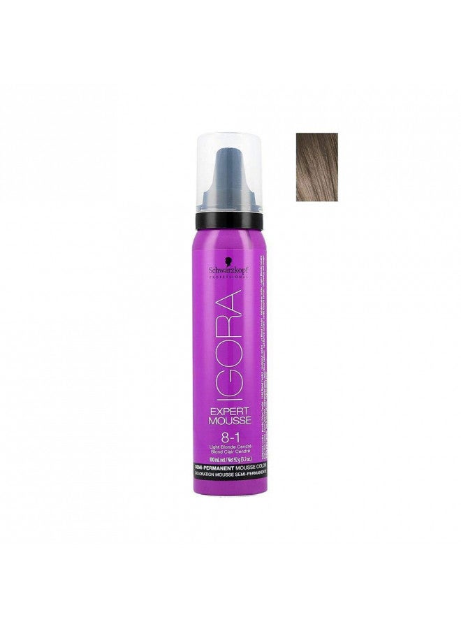 Igora Expert Mousse - 8-1 Light Blonde Cendre