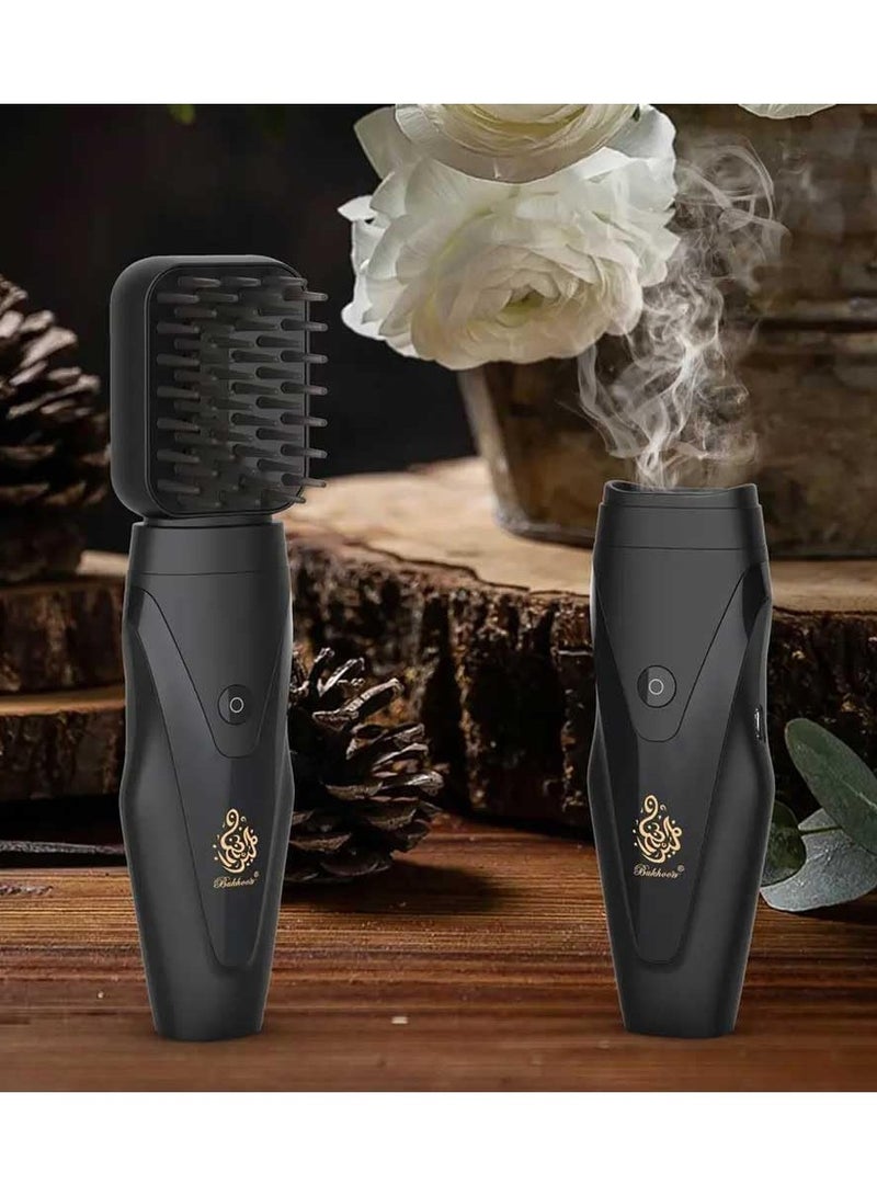 Electric Oud Incense Burner with Soft Comb USB Rechargeable Incense Mabkhara New Version