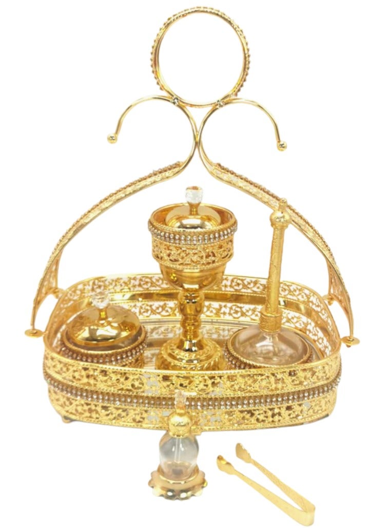 Premium Arabian Incense Burner Set Home Decore and Fragrance