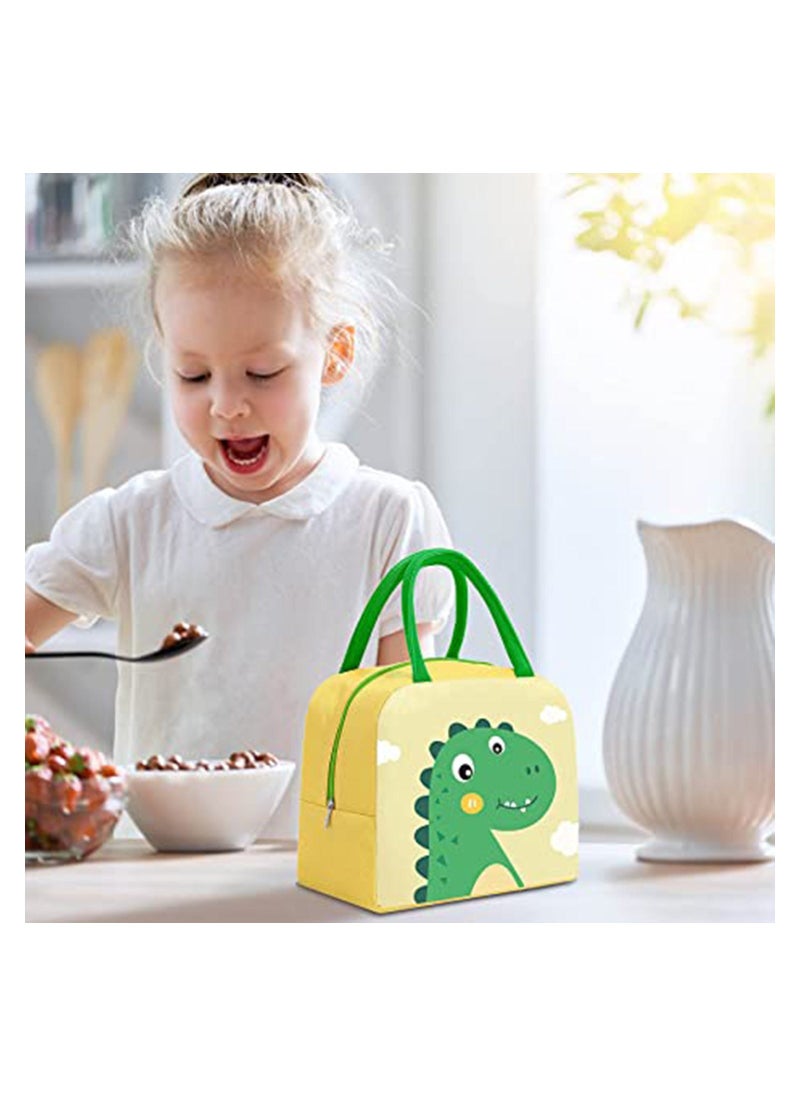 Kids Lunch box Insulated Soft Bag, Waterproof Lunch Bag for Adults, Kids Cartoon Colors Insulated Lunch Box Cooler Bag Portable Tote Bag Food Storage Bag for Women Men Work School Picnic