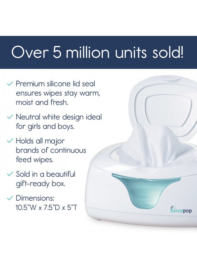 Hiccapop Baby Wipe Warmer And Baby Wet Wipes Dispenser | Baby Wipes Warmer For Babies | Diaper Wipe Warmer With Changing Light | Newborn Essentials
