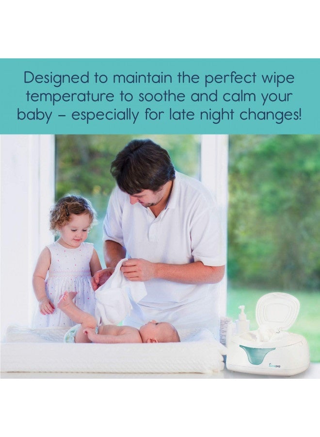 Hiccapop Baby Wipe Warmer And Baby Wet Wipes Dispenser | Baby Wipes Warmer For Babies | Diaper Wipe Warmer With Changing Light | Newborn Essentials
